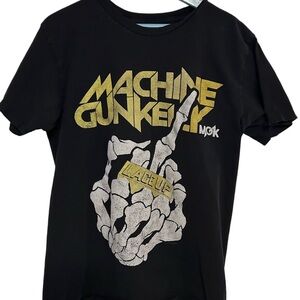 Machine Gun Kelly Black Graphic Youth T-Shirt Size L